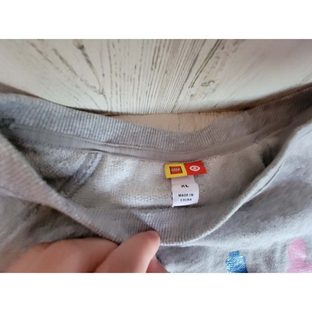 Lego Youth XL multicolor gray men sweater crewneck clothes - Picture 6 of 9